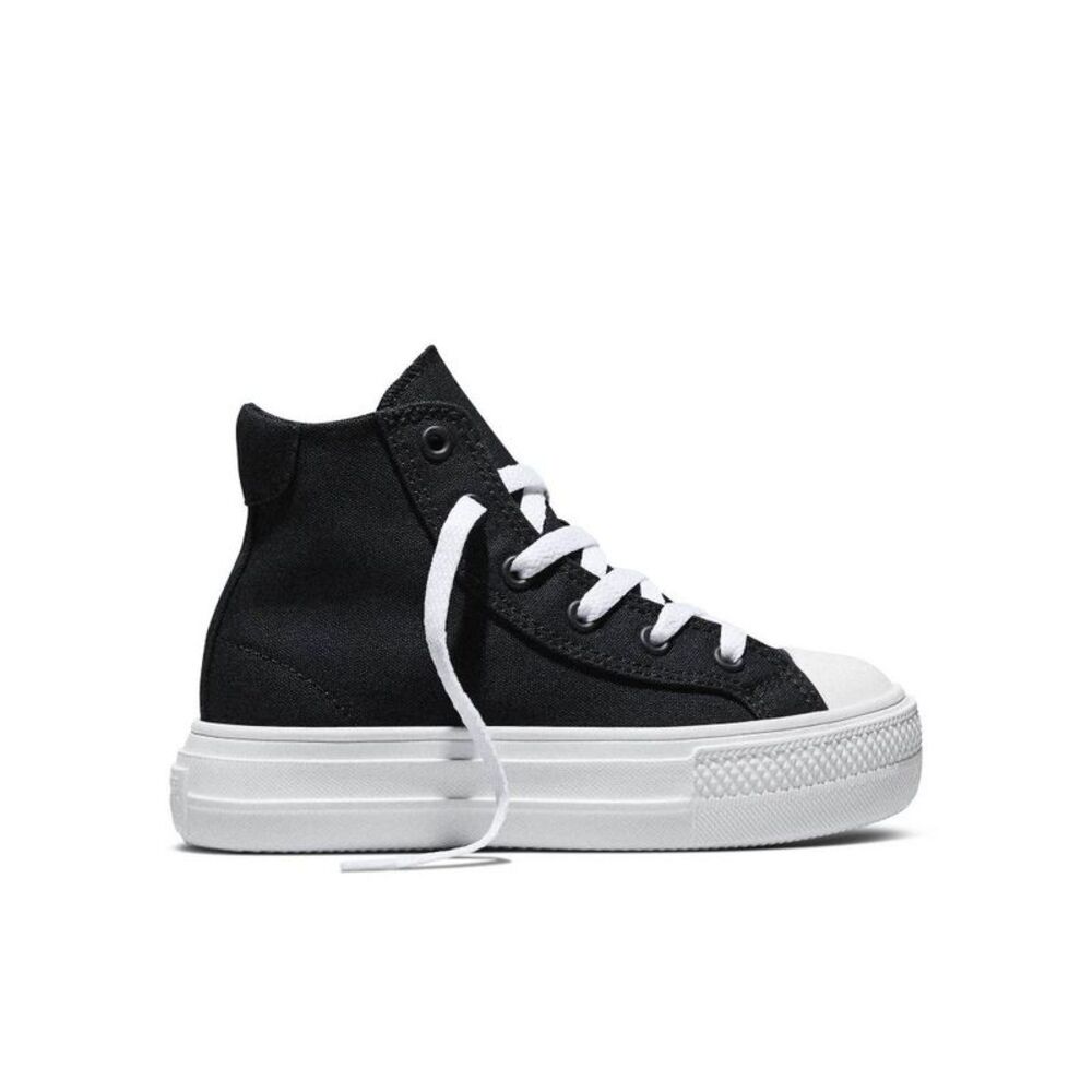Converse Kids' Platform High Top Sneakers - Black 1